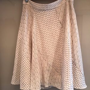 Anthropologie / Maeve linen blend skirt